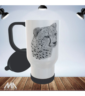 Travel Mug - Cheetah