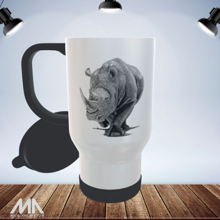 Travel Mug - Rhino