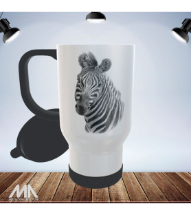 Travel Mug - Zebra