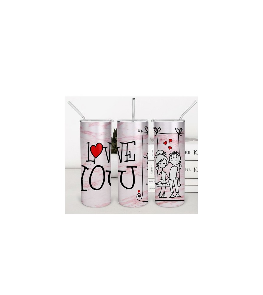 I Love You Skinny Tumbler
