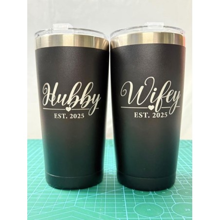 Hubby & Wifey Tumblers