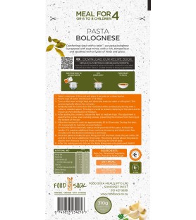 Food Sock Meal-Pasta Bolognese