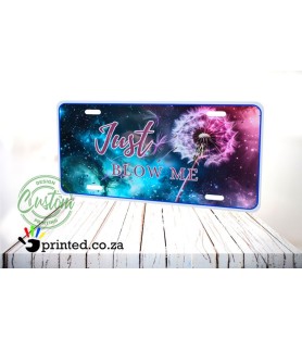 License Plate Sublimation