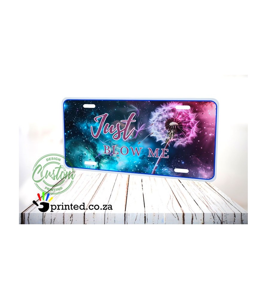 License Plate Sublimation