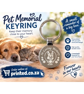 Pet Memorial Keyring