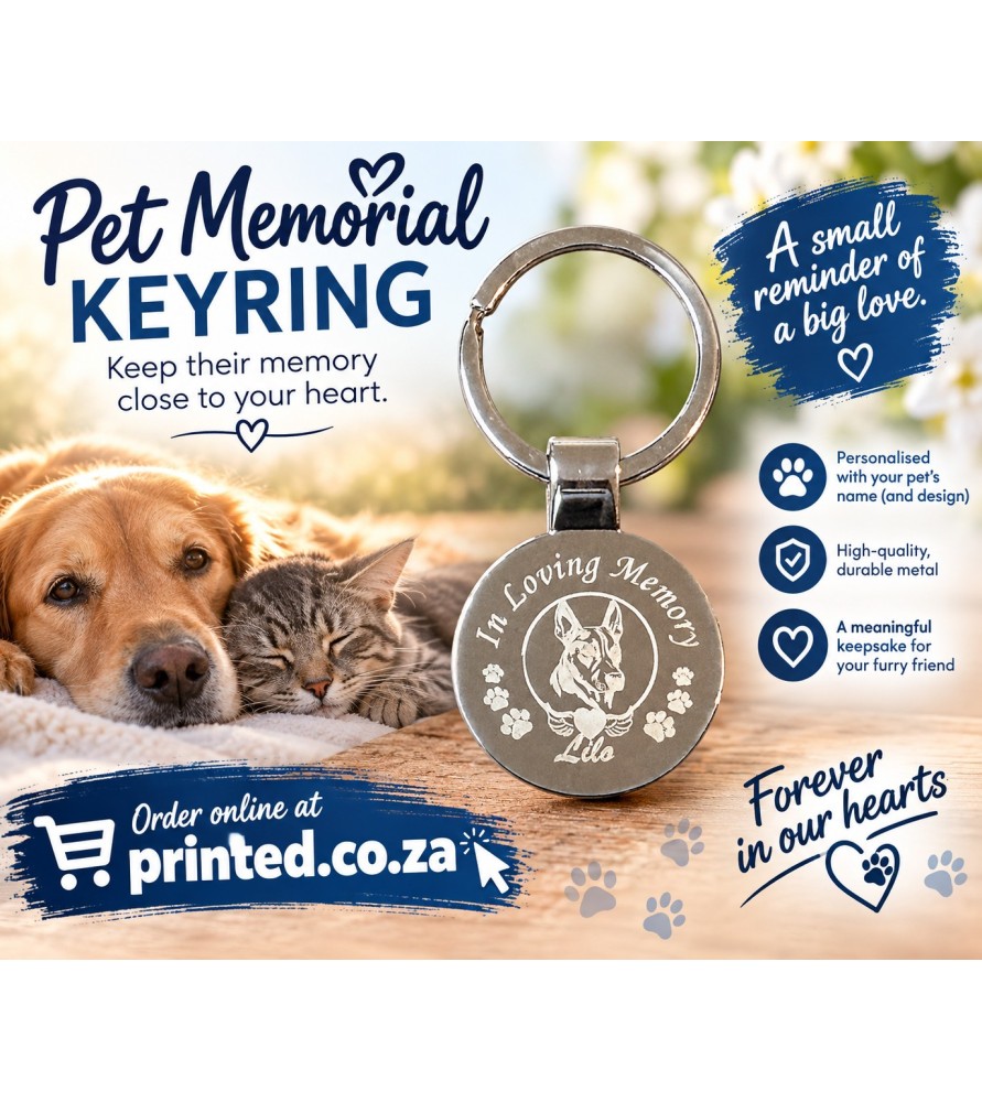 Pet Memorial Keyring