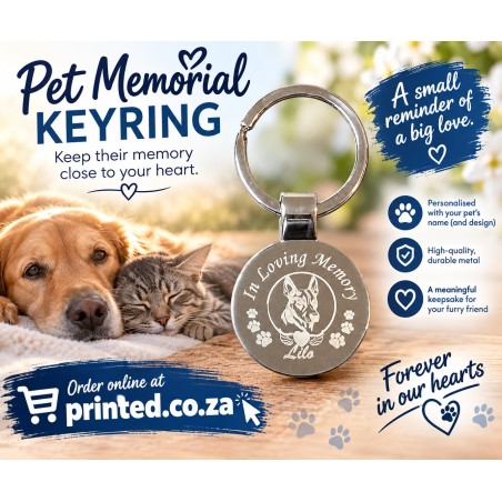Pet Memorial Keyring